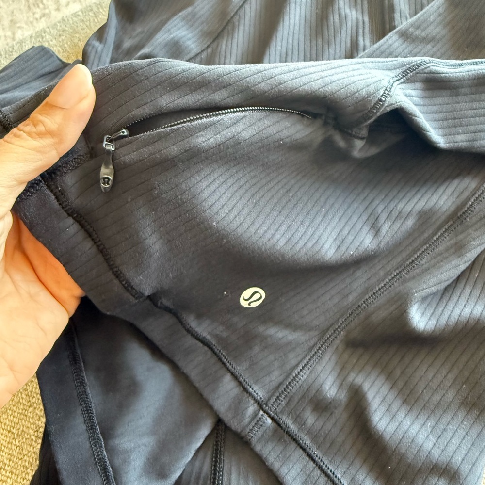 It's Rulu Ribbed Cropped Half Zip - Picture 4 of 7